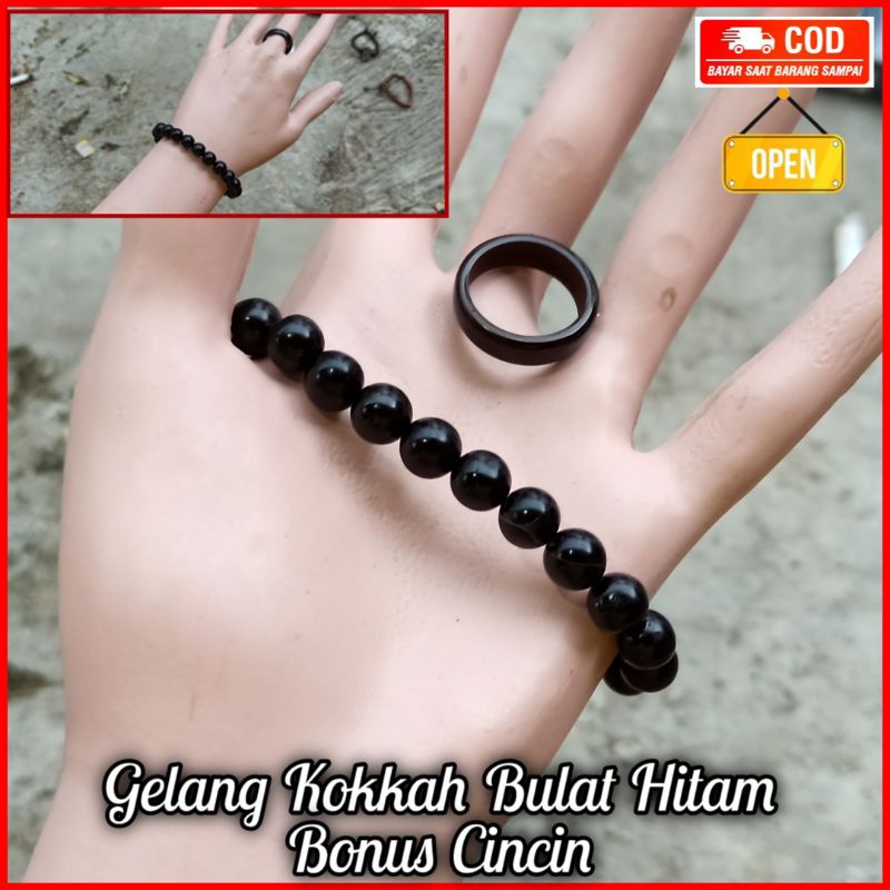 Gelang Kokkah Bulat Sedang Gratis Cincin Gelang kokka kaukah kokah koka