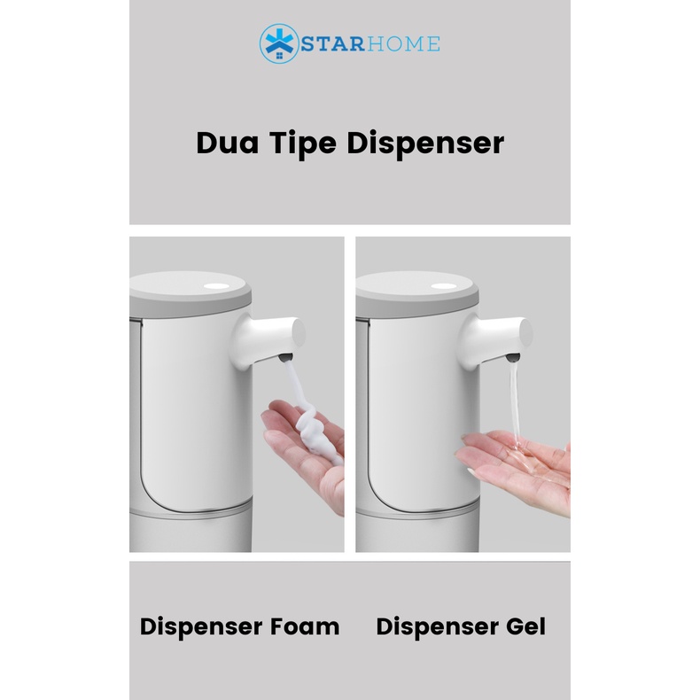 Dispenser Sabun Sensor Otomatis StarHome Kapasitas 450 ml Automatic Soap Dispenser Hand Sanitizer-3