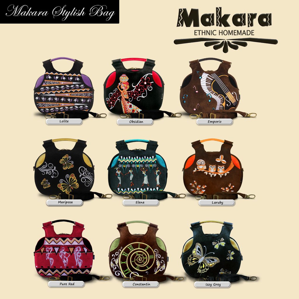 Tas Selempang Unik / Tas Slempang / Tas Makara Etnik / Makara Stylish Bag / Makara MSB / Tas Wanita