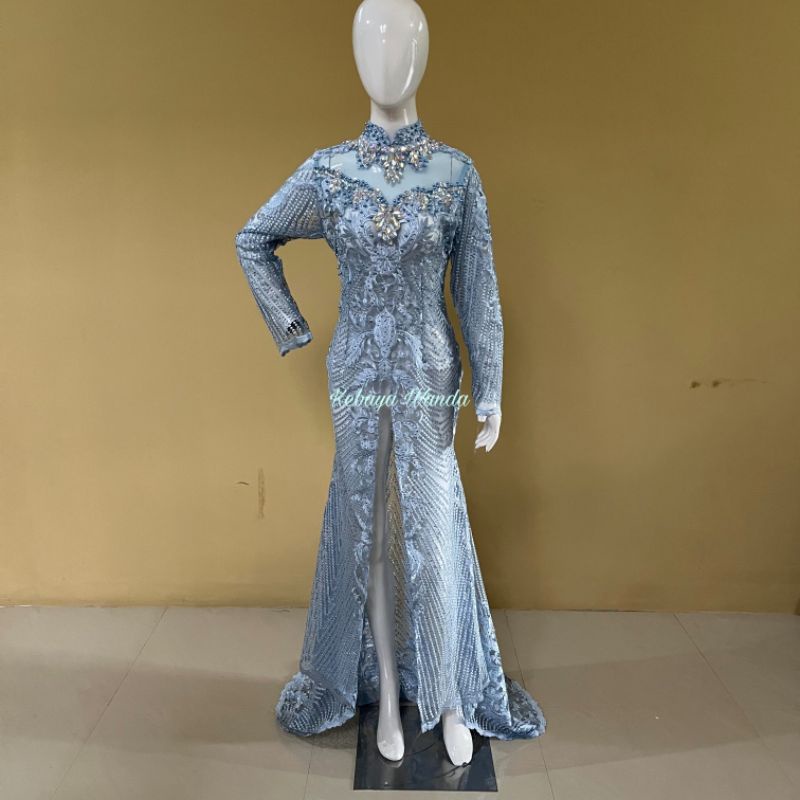 Ready Gaun Pengantin Elisab Mutiara / Wedding Dress / Kebaya Modern / Gaun Pesta Pernikahan