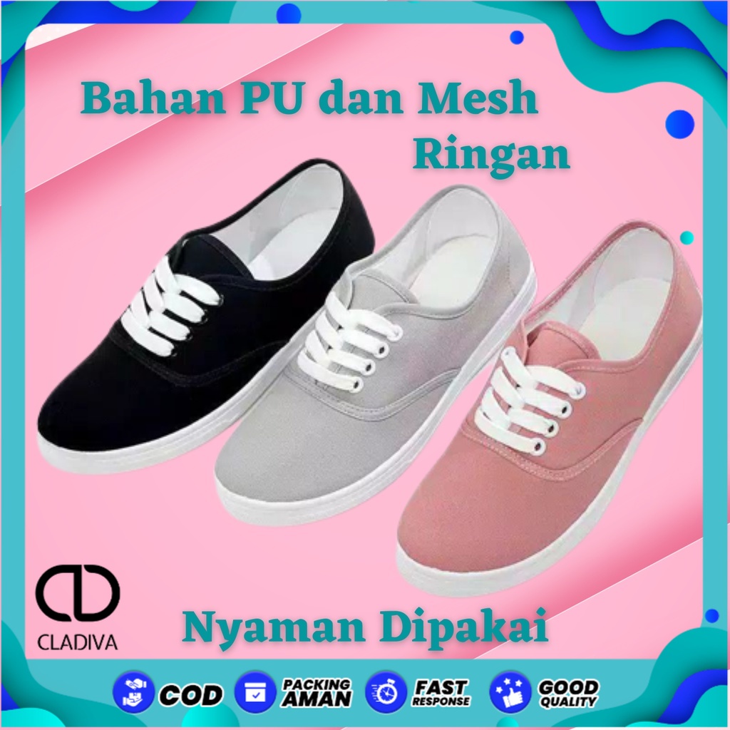 Jual Sepatu Slip On Wanita S08 Model Tali Perempuan Shoe Spatu Slipon ...