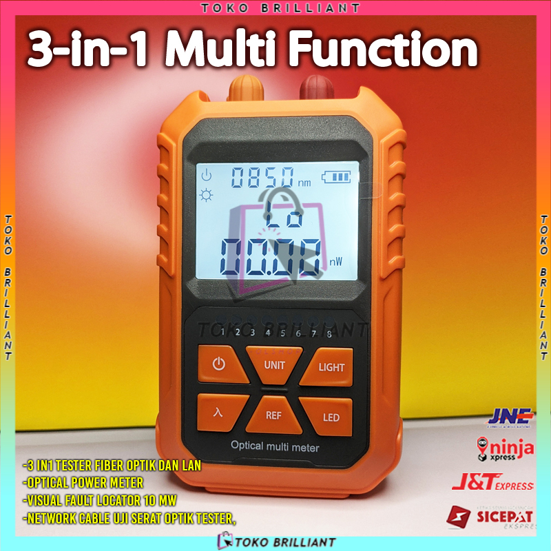 OPM 3 in 1 OPM VFL Network Cable Test  3 in 1 Optical Power Meter 3 in 1 [Asli bisa COD]