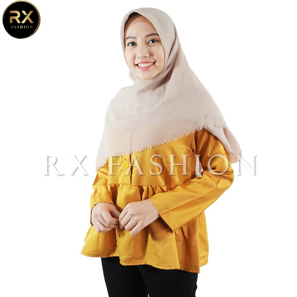 RX FASHION JILBAB CRINKLE SHAWL - FASHION MUSLIM 1R