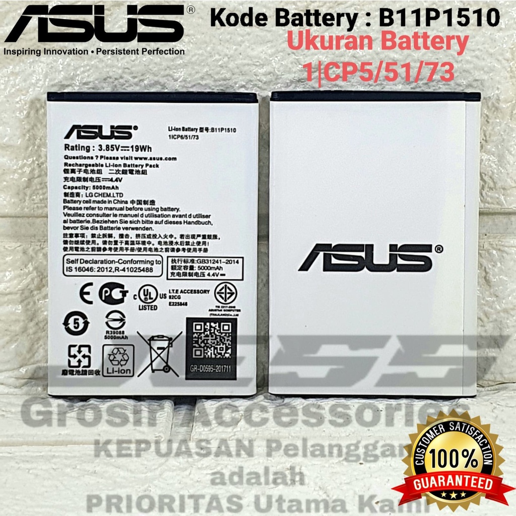 Baterai Battery Asus Zenfone 3 Go ZE552KG / ZB551KL X013D / B11P1510 Original