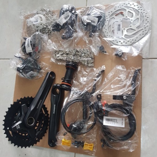 Jual Groupset Shimano Alivio 9 speed M3100 3 X 9 Speed Diskon