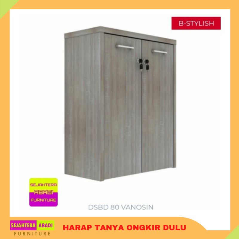 lemari hias rak buku storage sideboard DSB 80 Vanosin Olympic