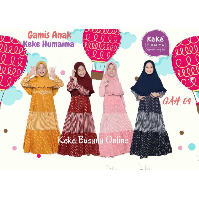 Gamis Anak Keke Humaima ~ GAH 04 ~