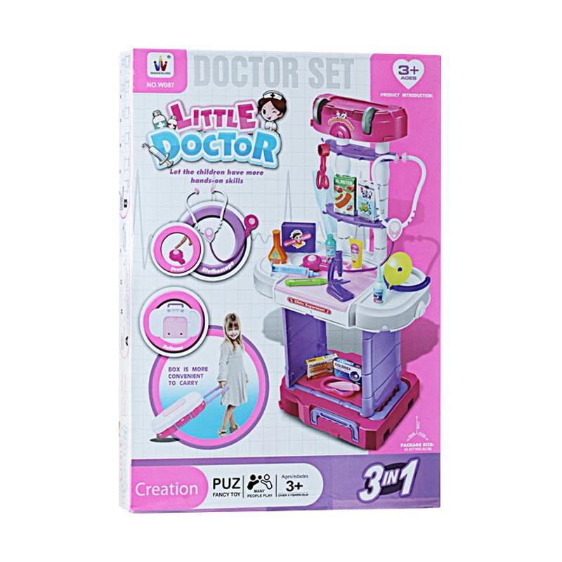  3 In 1 Little Doctor Set Mainan Anak Shopee Indonesia