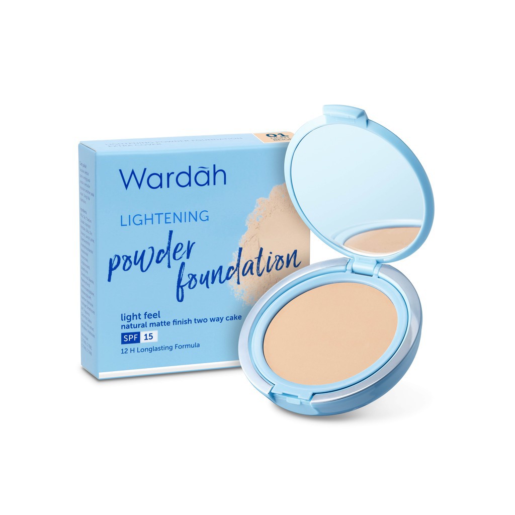 Wardah Lightening Powder Foundation Light Feel (kemasan baru)