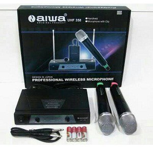 Mic Wireless Aiwa Uhf 358