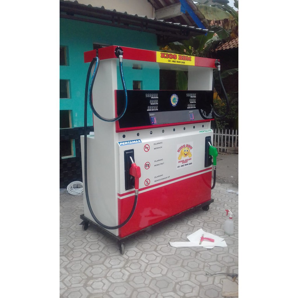 Jual Mesin Pertamini Digital / Pom Mini Digital 2 Nozzle  Bergaransi...