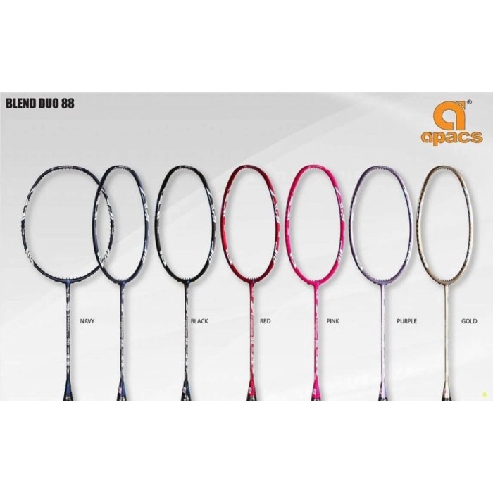 Raket Badminton Apacs Original Blend Duo 88 Teringan 79 Gram 6U-G2 Ori #98