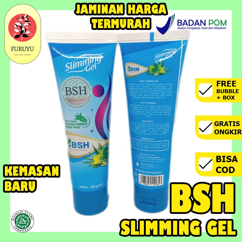 BSH Slimming Gel BPOM   BSH Lotion BPOM  Gel Pelangsing Tubuh BPOM