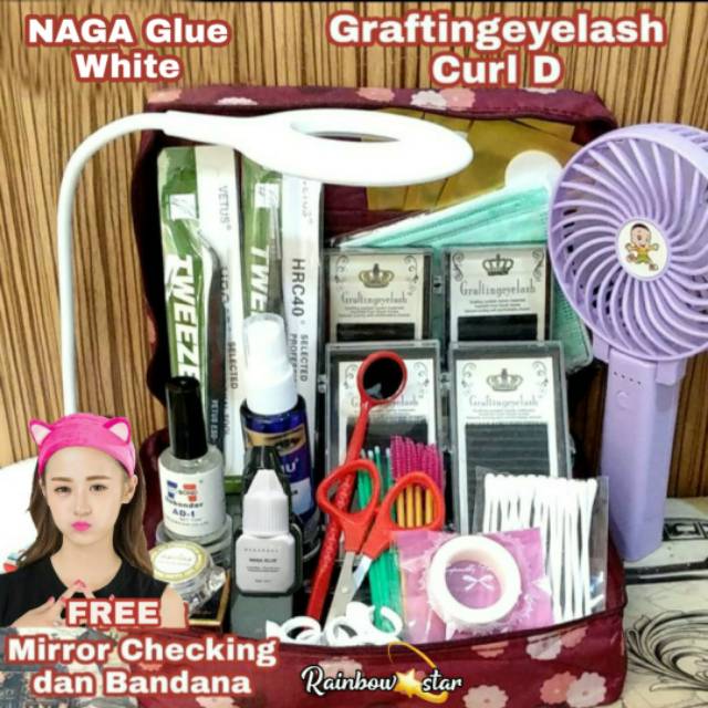 Paket Super Duper Eyelash Extension Grafting Curl D