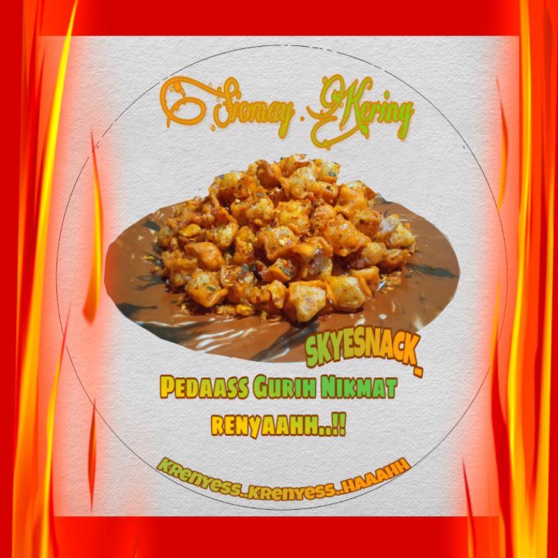 

siomay pedas kering daun jeruk(Somker)//camilanDpedass//jajan Pedas//HALAL