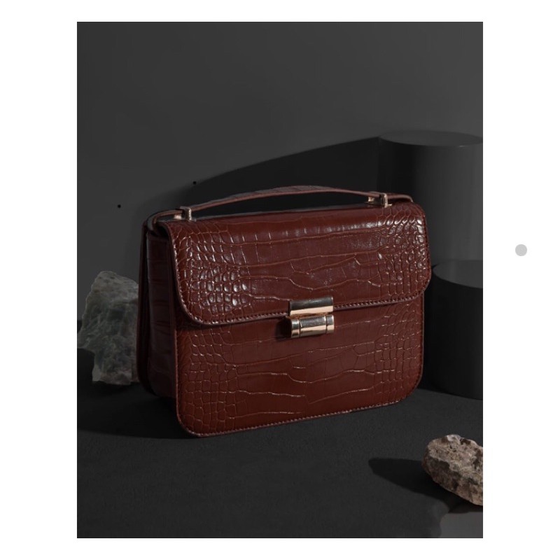 brooklyn croco bag  local.id