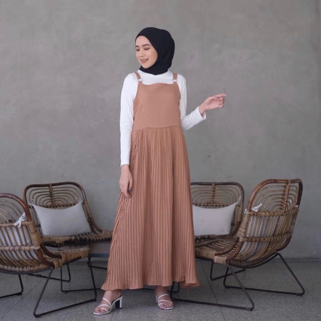 Paling Inspiratif Gamis Overall Plisket Retired and Crazy Paling Inspiratif Gamis Overall Plisket Retired and Crazy