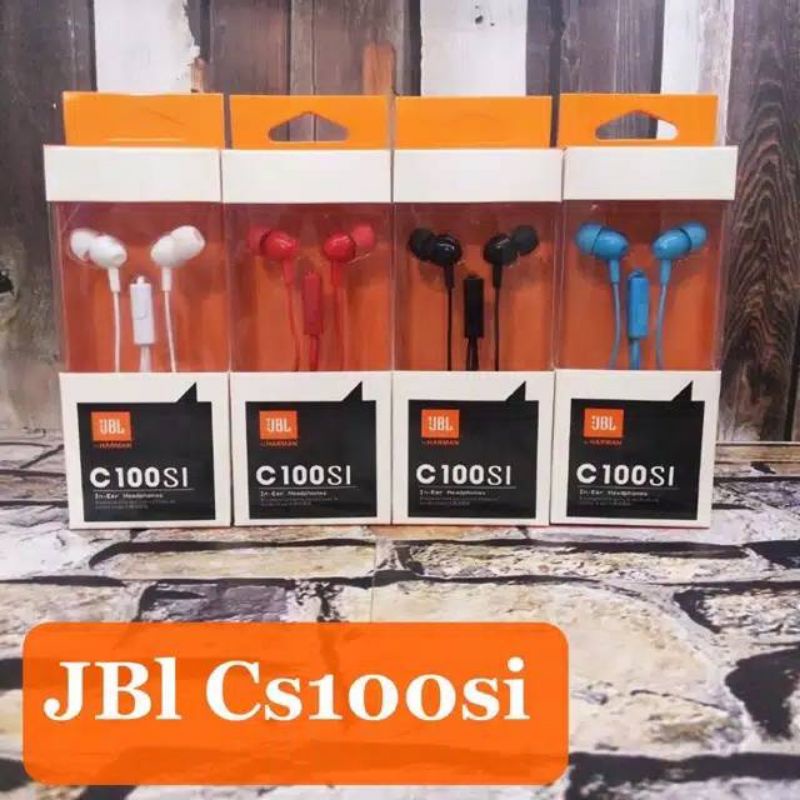 Hf Handsfree Headset JBL C100SI Mega Bass