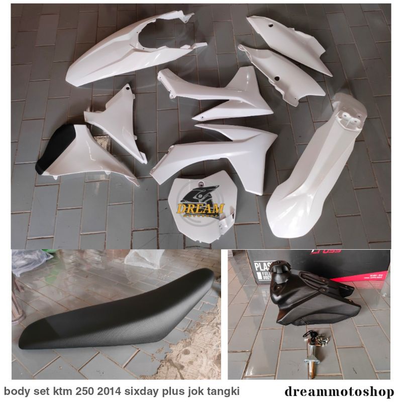 body set ktm 250 2014 sixday body full set ktm 250 sixday plus jok dan tangki