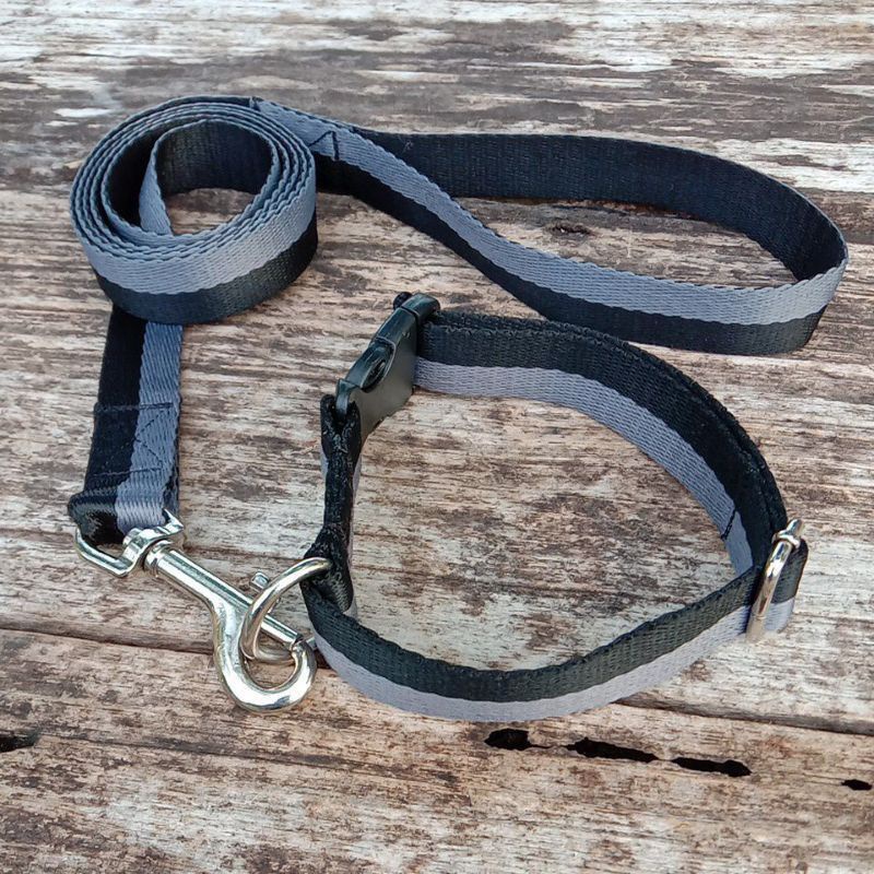 tali tuntun plus kalung anjing / dog collar and leash
