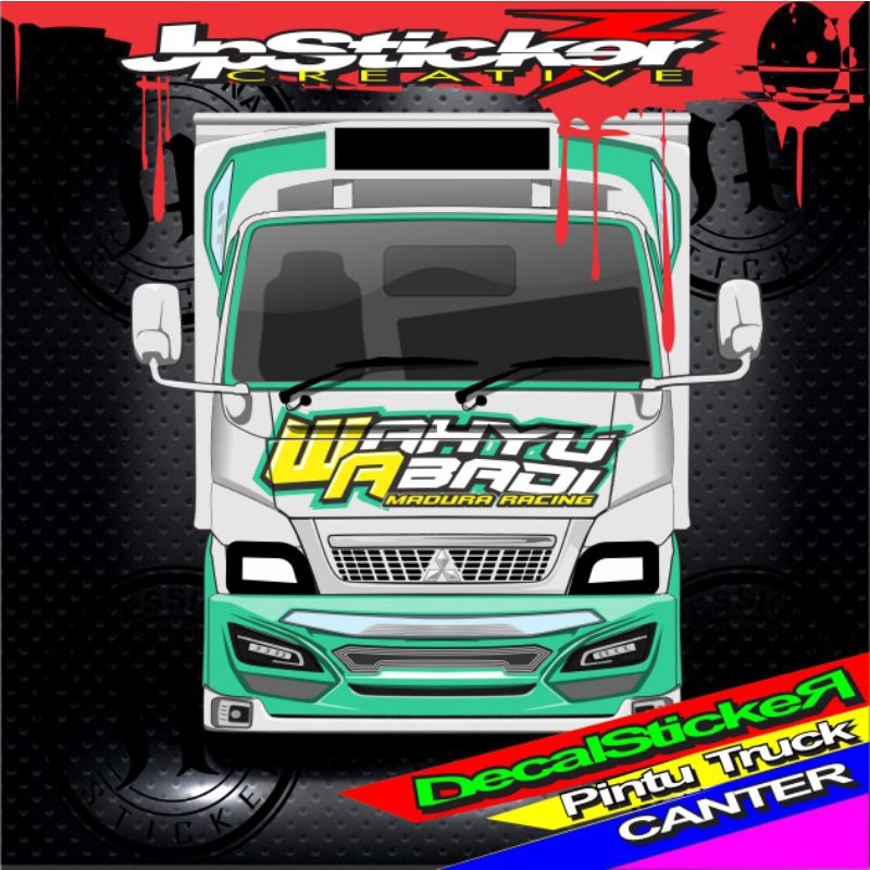 STICKER TRUCK CABIN DEPAN WAHYU ABADI