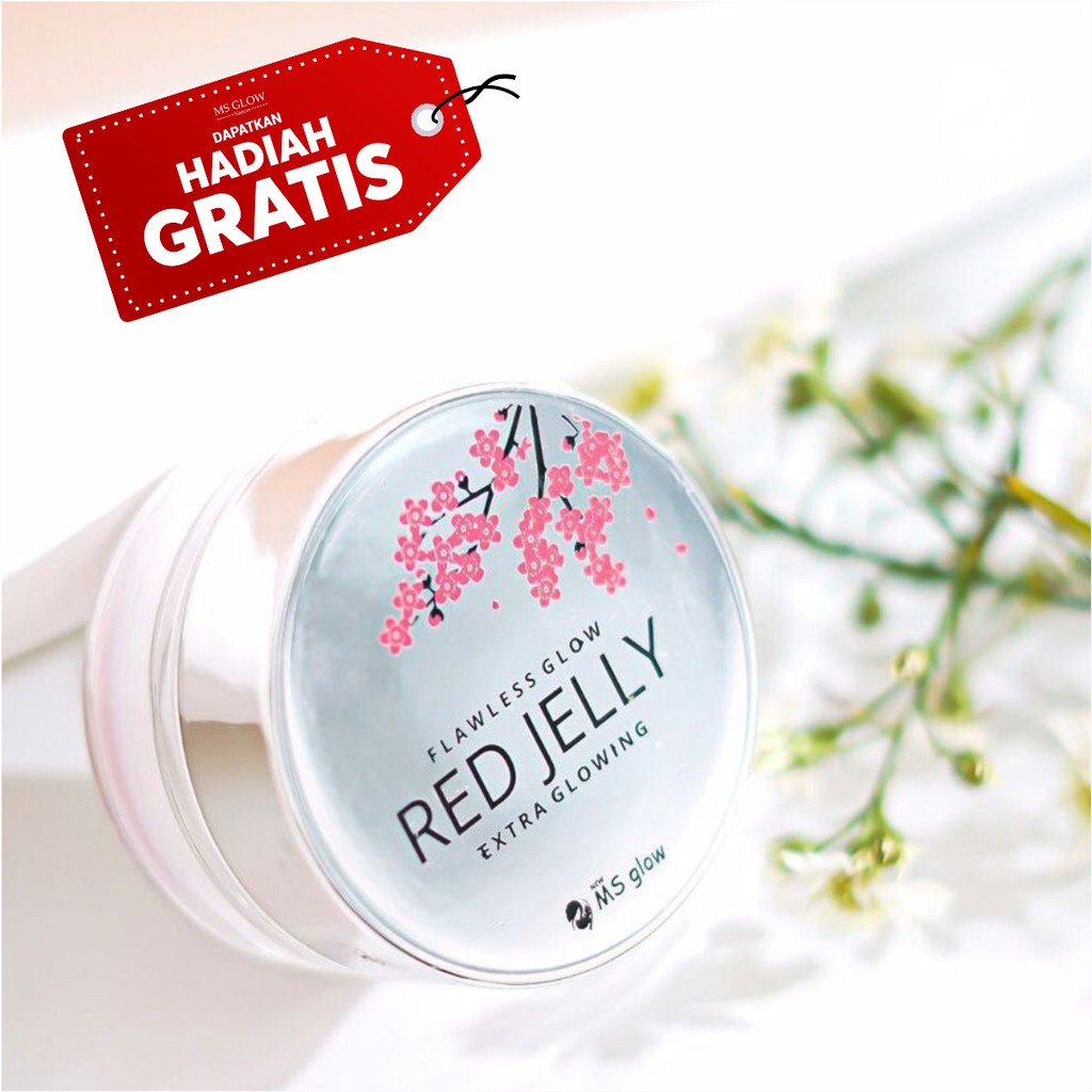 (ORIGINAL) Ms Glow Red Jelly Memudarkan Flek Hitam - Obat Atasi Flek Hitam