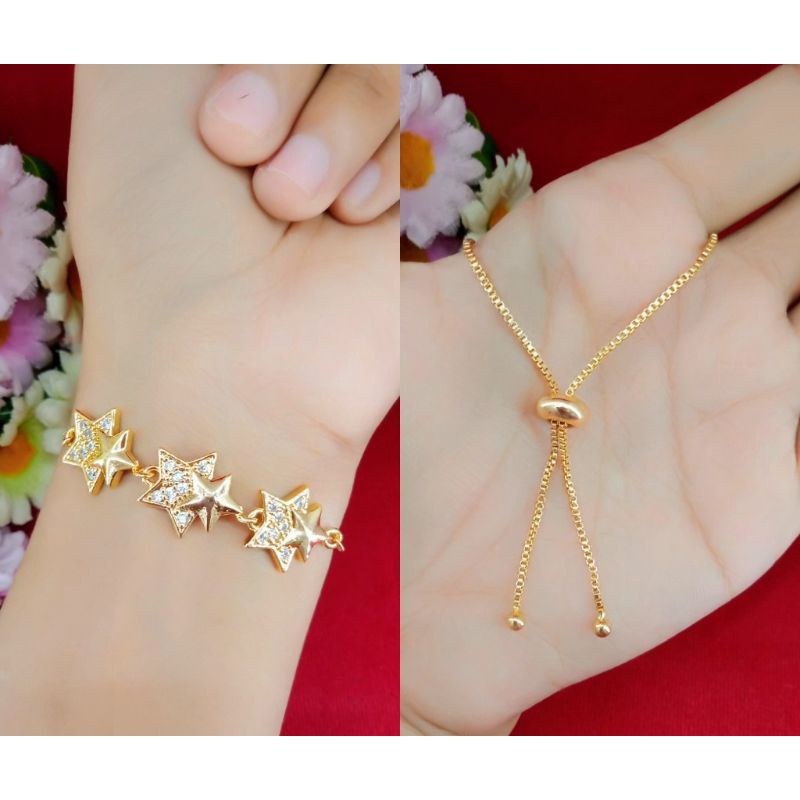 gelang serut emas muda