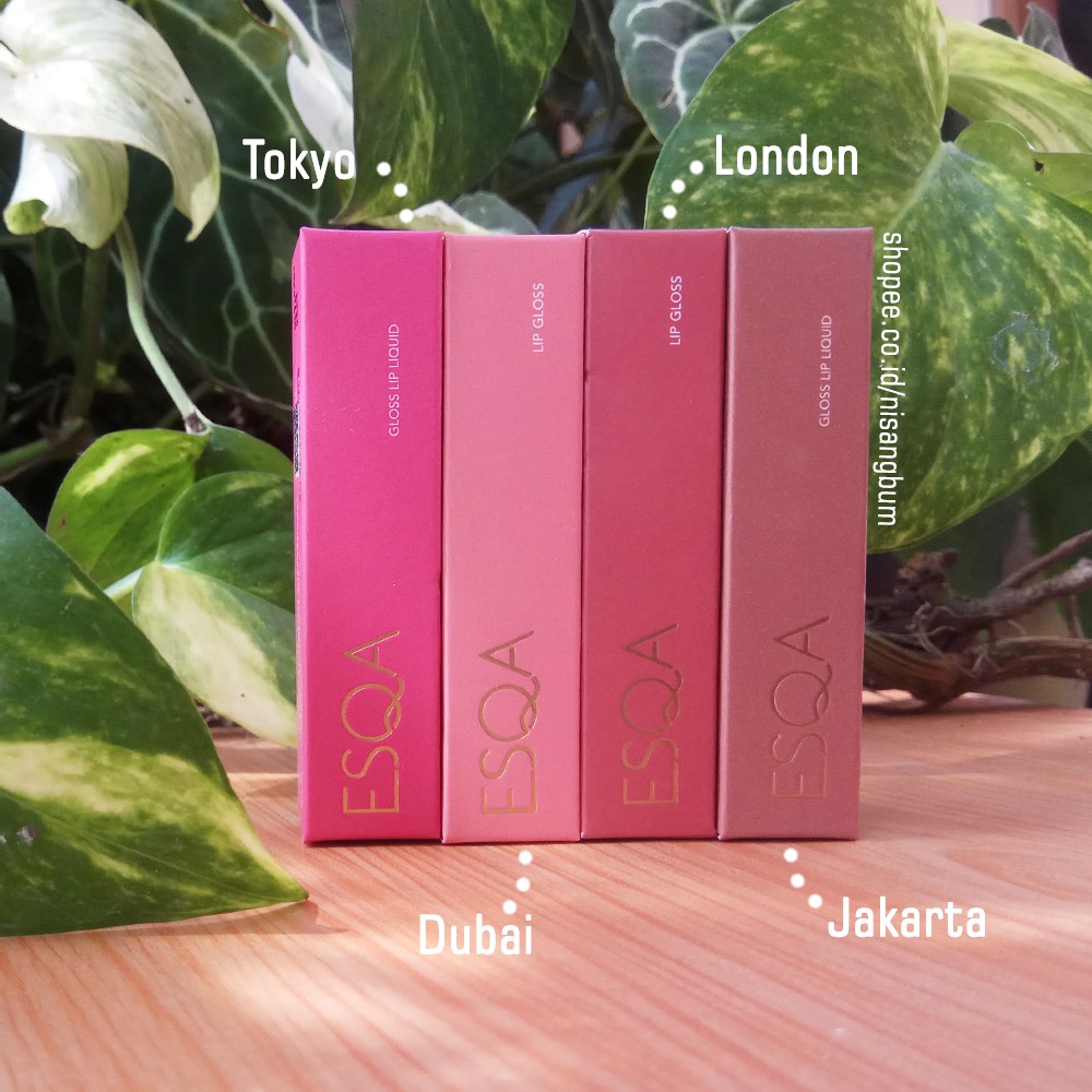 Jual ESQA Lip Gloss Dubai, London, Tokyo, Jakarta Shopee Indonesia
