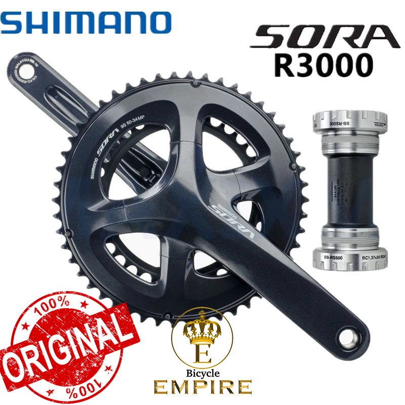 Crank Set Gear Shimano Sora R 3000 Bicycle Empire