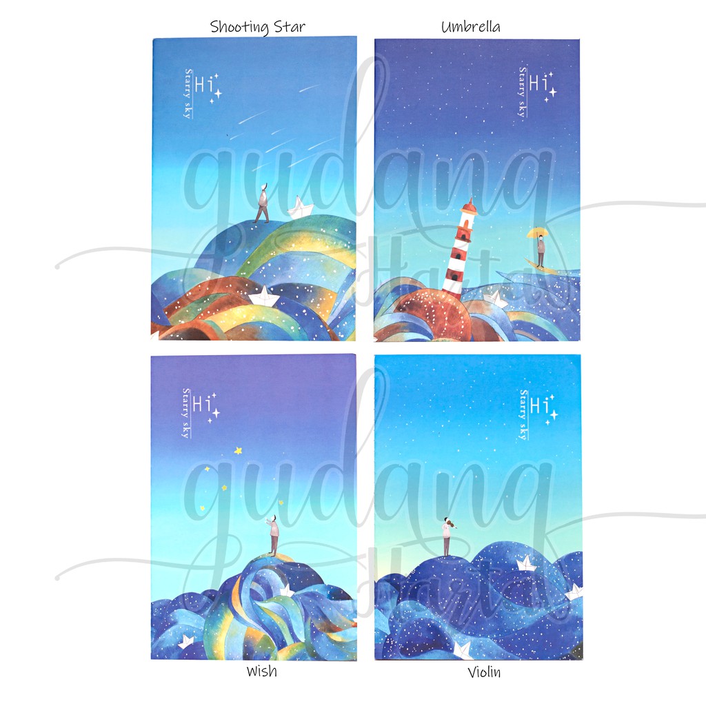 

Notebook A5 Starry Sky Buku Tulis Catatan Bintang Langit GCC 308228