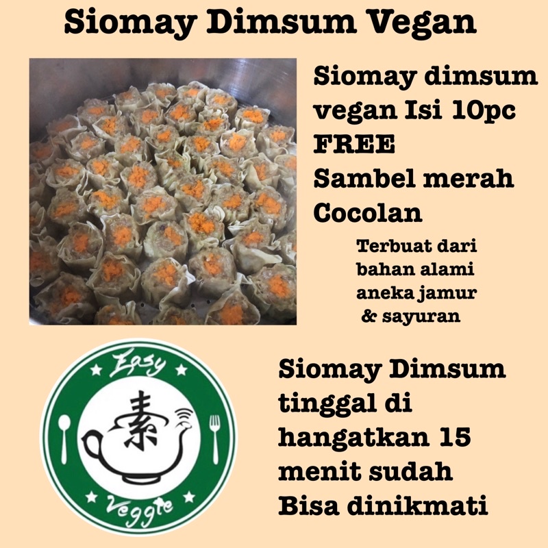 

Siomay dimsum vegan