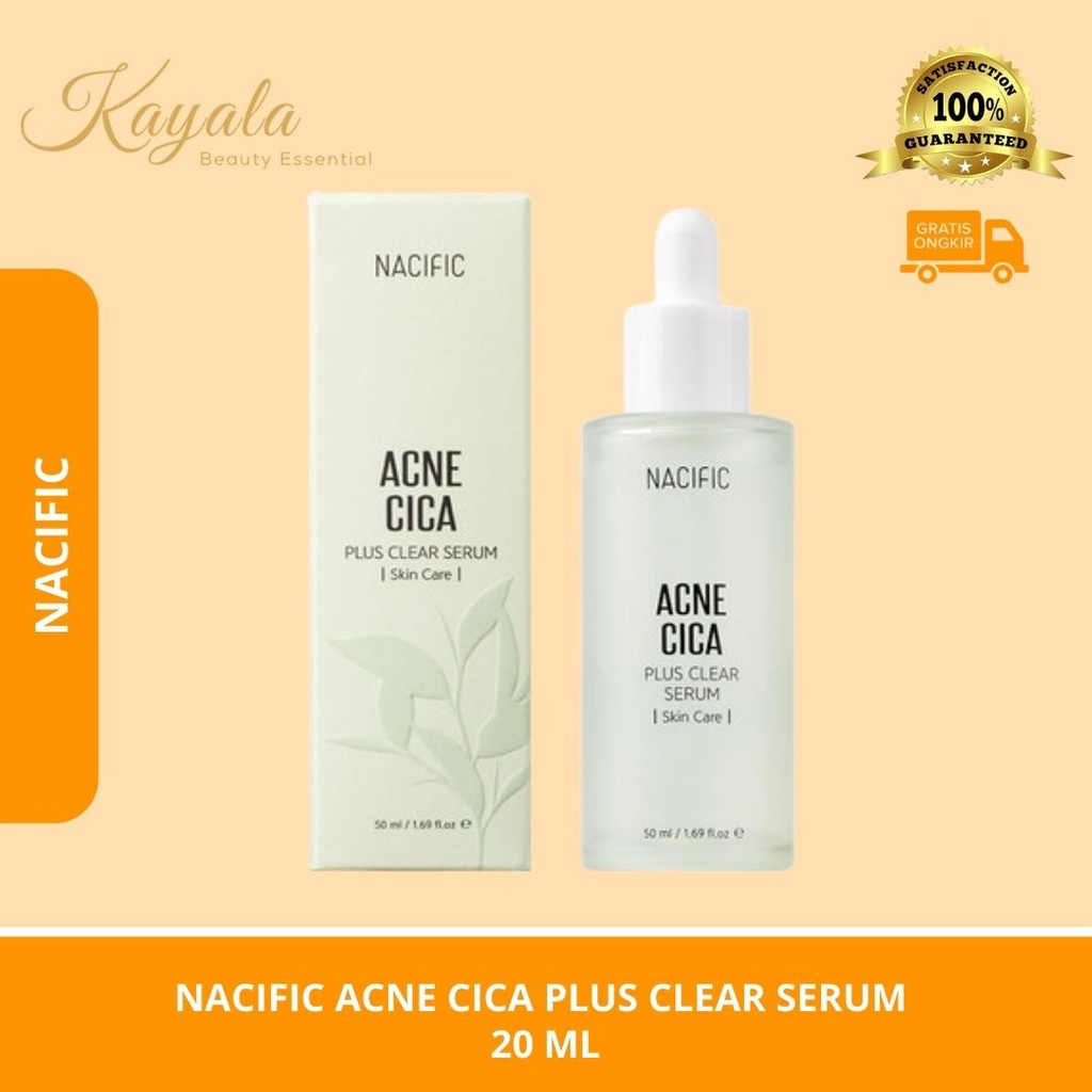 NACIFIC ACNE CICA PLUS CLEAR SERUM 20 ML - serum acne nacific - serum cica - serum untuk meredakan j