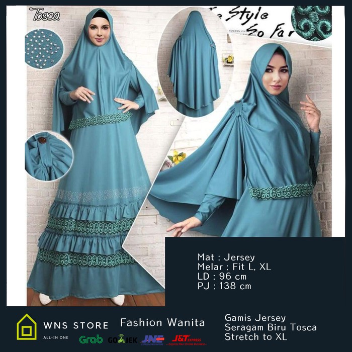  Baju  Gamis Terbaru 2021  Remaja  Muslim  Wanita Cewek Edisi 