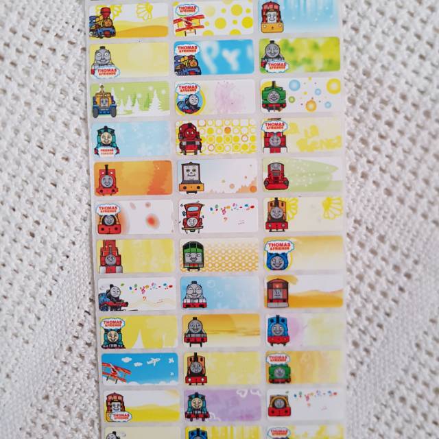 

STICKER NAMA WATERPROOF / STIKER LABEL NAMA M