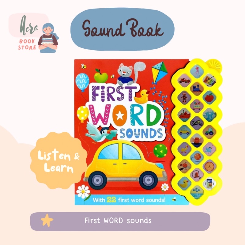 SHINY SOUNDS: FIRST WORD SOUNDS with 22 first word sounds