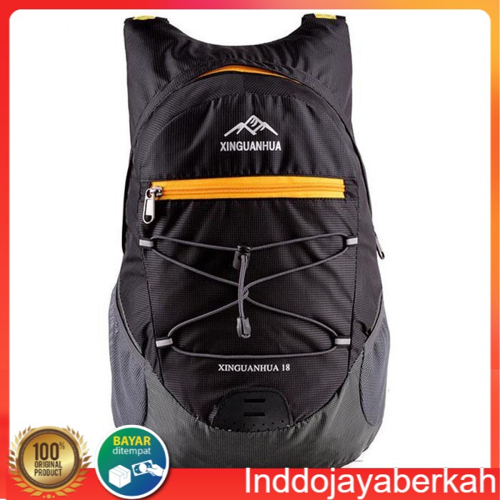 Tas Ransel Backpack Mini Lipat Ransel Sepeda Gunung Outdoor Casual 18 Liter