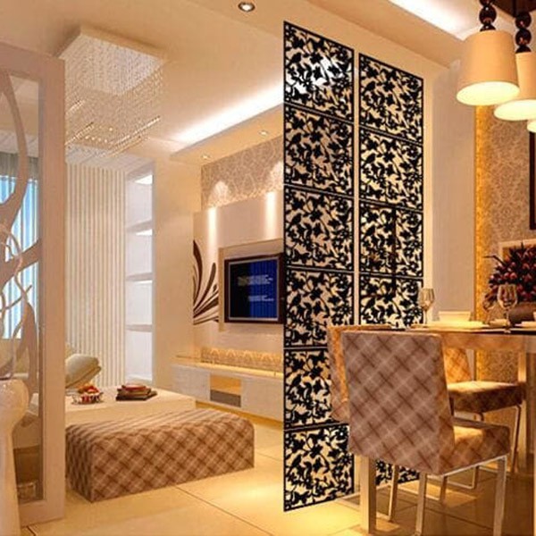 Partisi Sekat Ruangan Minimalis Murah Polos Vintage 3D Penyekat Ruang PVC