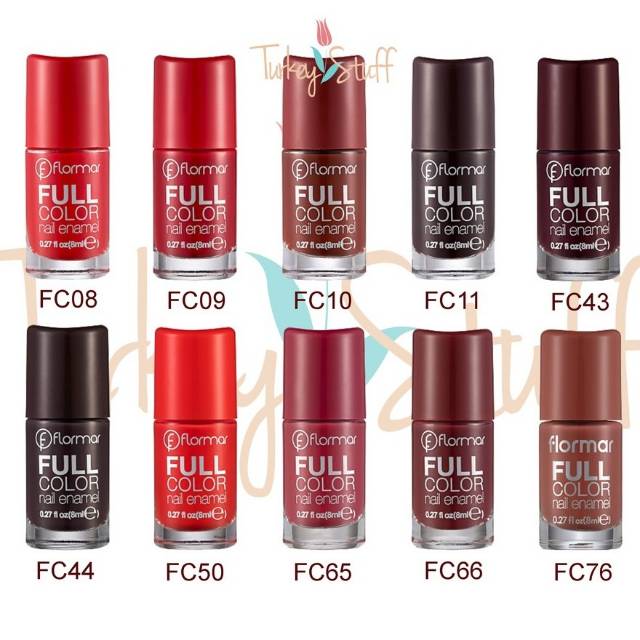  Flormar  FULL COLOR Nail Enamel Kutek Halal  Shopee Indonesia