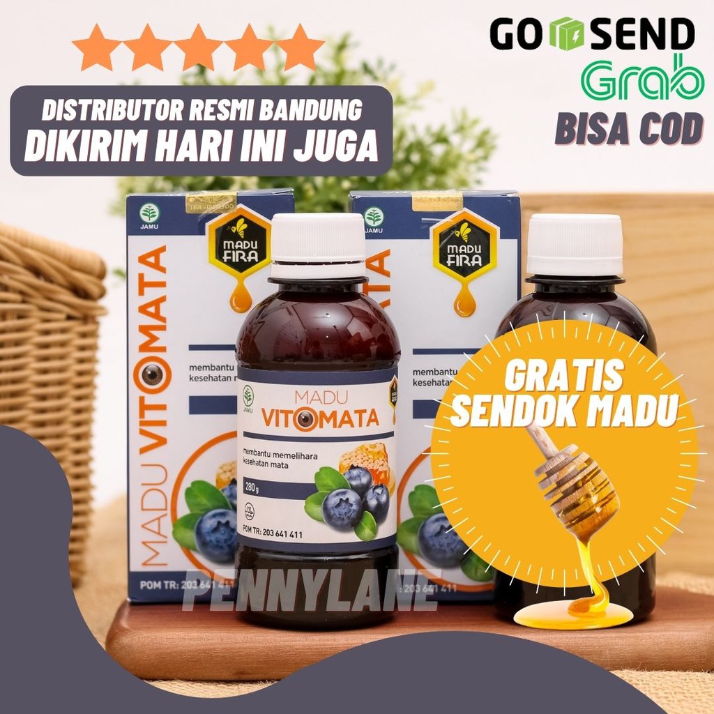 

(Bonus Sendok Madu) Madu Vitomata Untuk Mata Minus, Glukoma, Katarak, Rabun dekat, Buram - Bisa COD