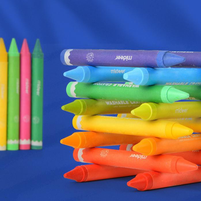 

MIDEER WASHABLE CRAYON 12 24 36 (TIN BOX) - 24