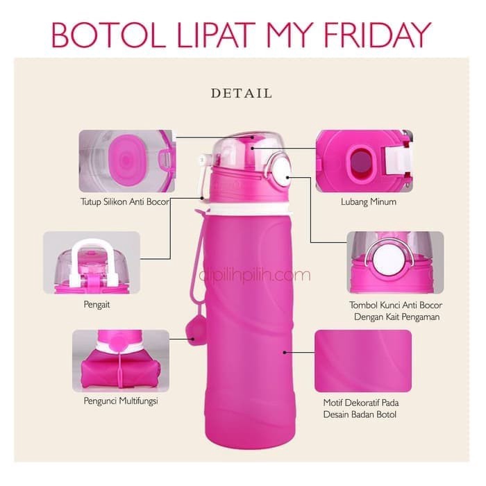 Botol Lipat Flexible MY FRIDAY 750 ml