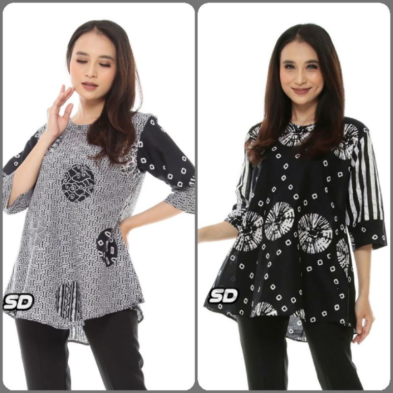 Batik wanita - Atasan blouse batik wanita fashion 184 SG