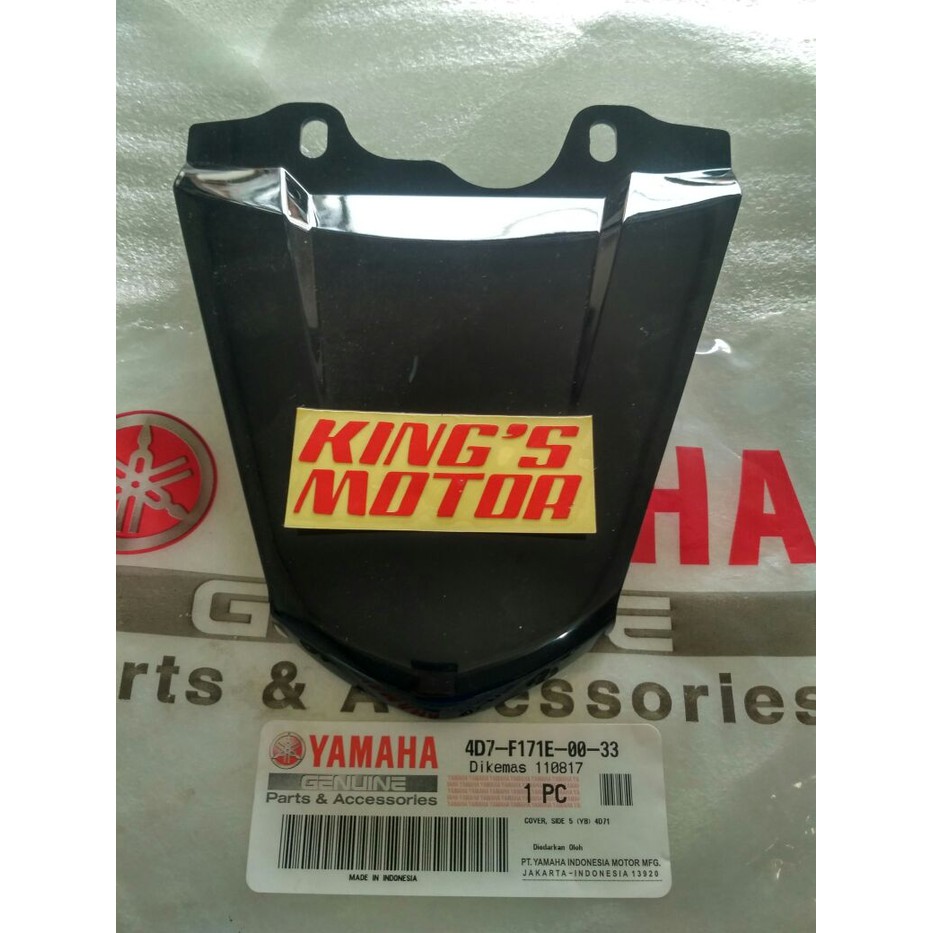sambungan body, cover tail, stop VEGA R NEW HITAM ASLI YAMAHA ORI ORIGINAL ORISINIL