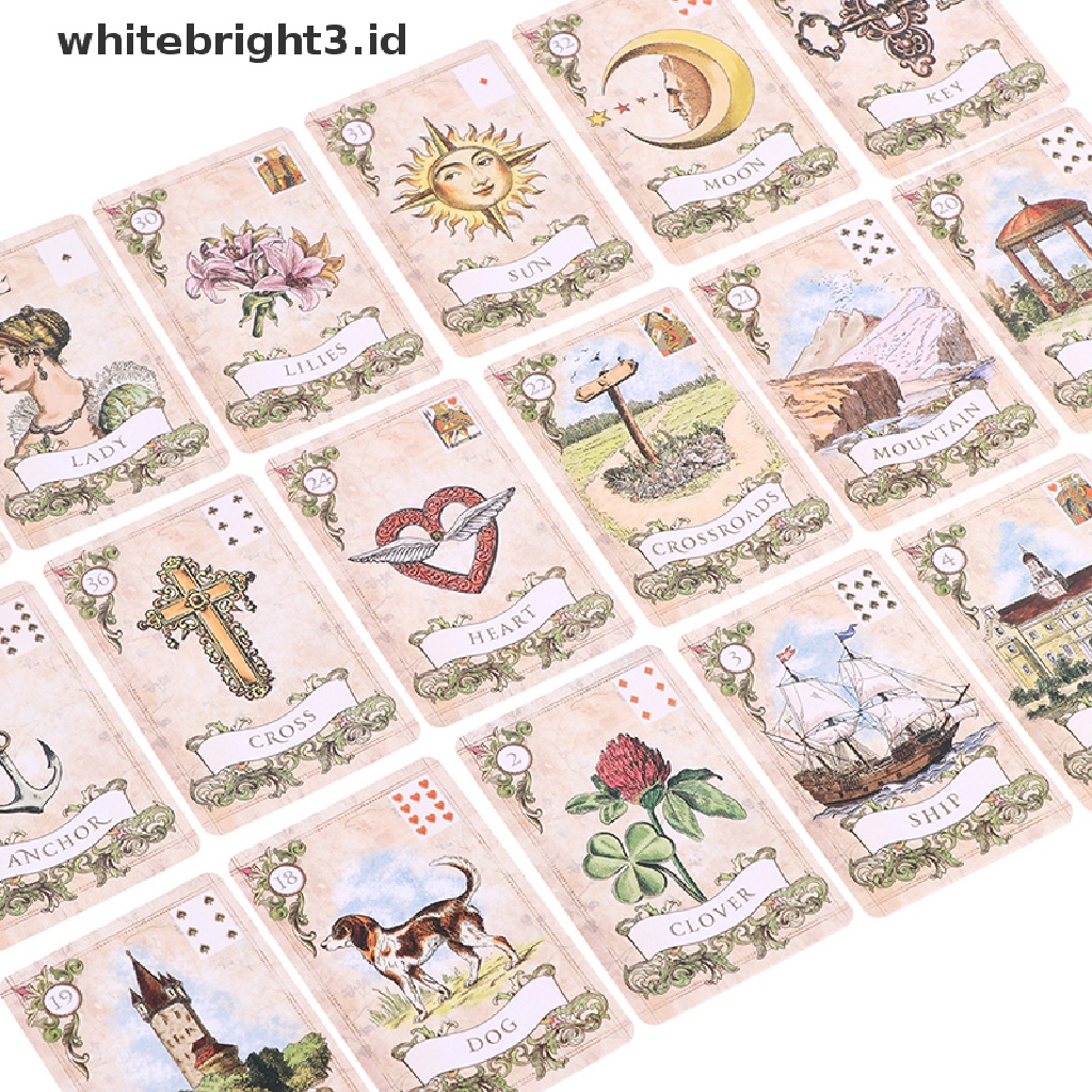 (whitebright3.id) Kartu Tarot Gaya Kuno Untuk Pesta