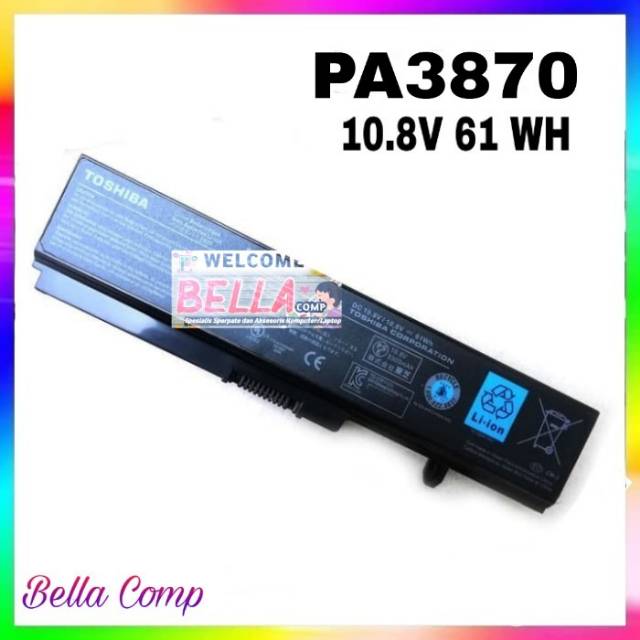 batre bettery Baterai Toshiba Portege T110 T115 T130 T135 T110D PA3780 PA3780U PABAS215 Original