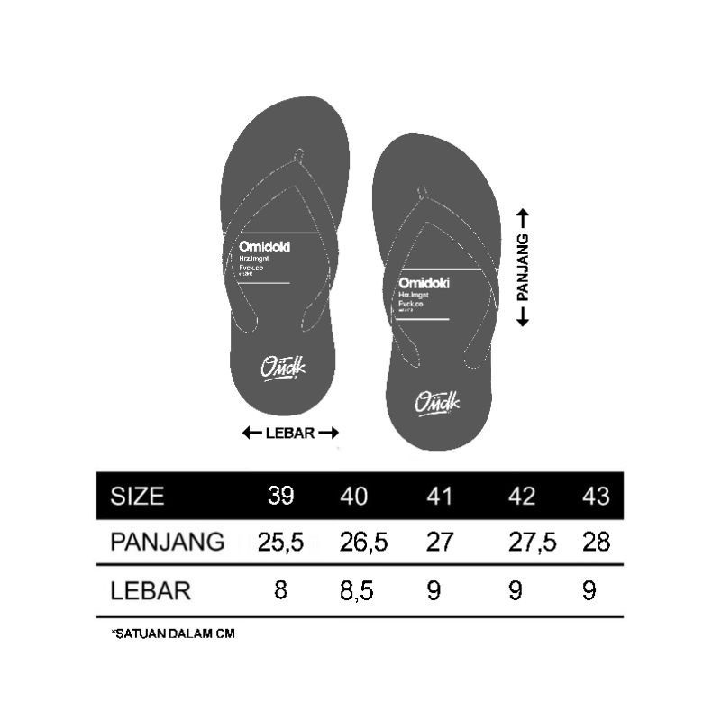 Omidoki Sandal Distro Pria All Variant Colour