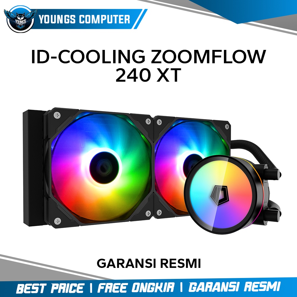 ID-COOLING ZOOMFLOW 240 XT ARGB | AIO CPU Cooler Liquid Cooling