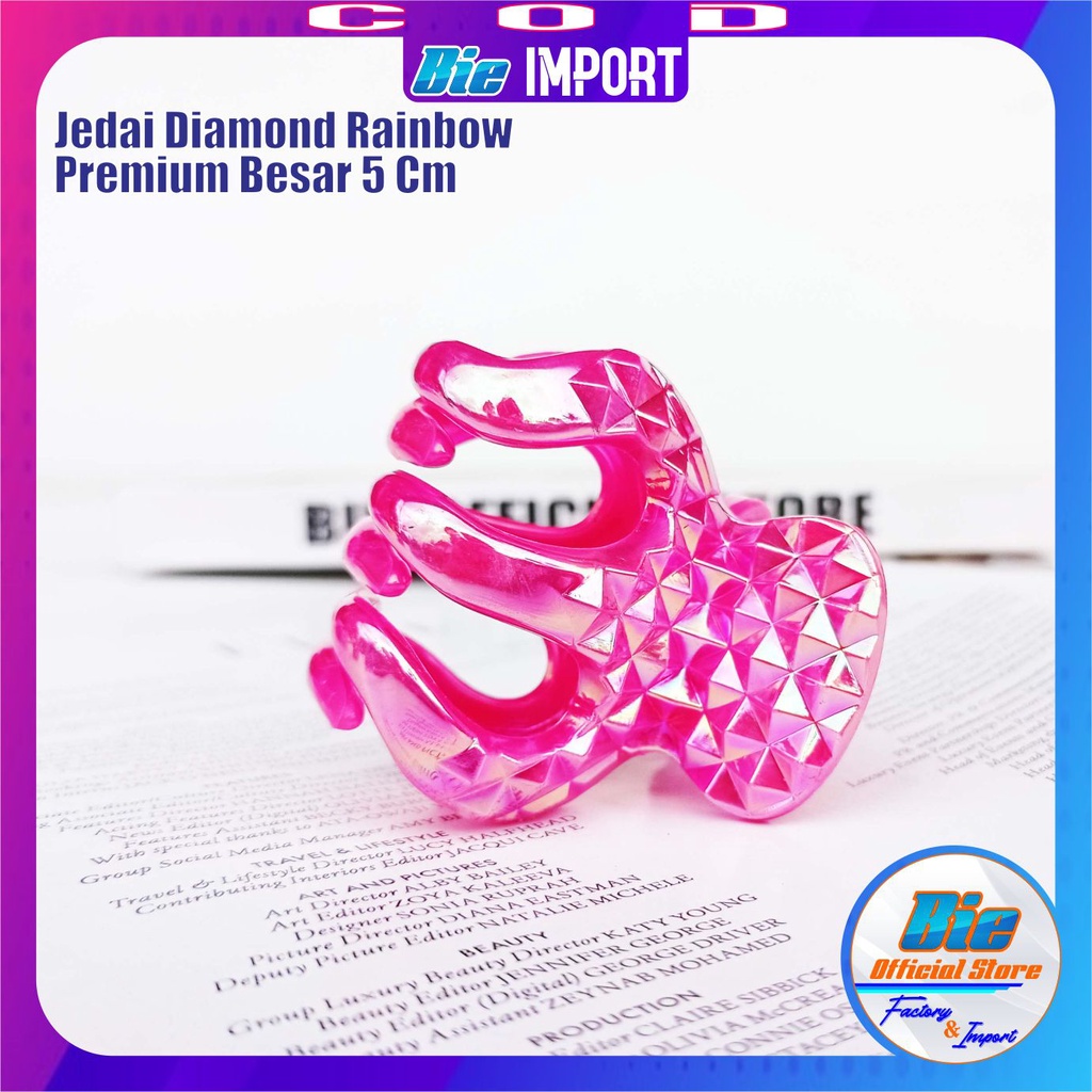 Jepit Jedai Bangkok Ori Besar Model Diamond Color Premium Impor Best Seller