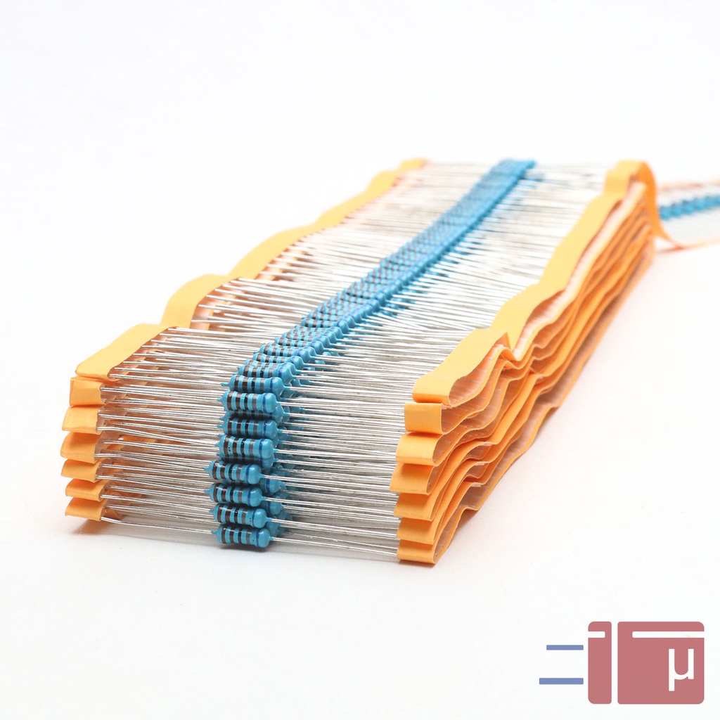 x10 Resistor 6K8 1/2W Metal Film 1% Taiwan Kaki Tembaga