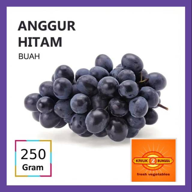 

Buah anggur hitam / 250 gram